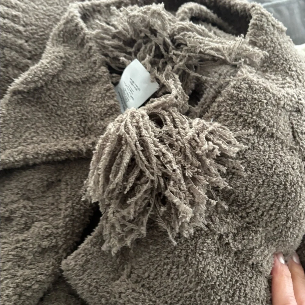 Pottery Barn Classic Cable Knit Throw Blanket